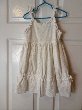 Calypso for Target girls' White Eyelet Sundress